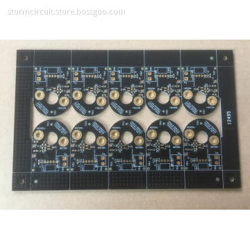 4 layer black solder custom printed circuit boards